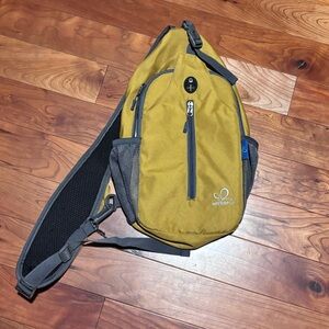 Waterfly Mustard Yellow Sling Backpack
